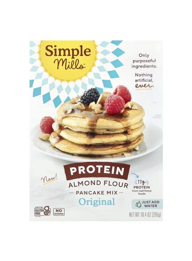 Simple Mills, Protein Almond Flour Pancake Mix, Original, 10.4 oz (295 g)